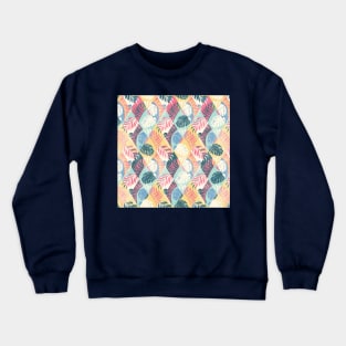 Rainbow Tropical Diamonds Crewneck Sweatshirt